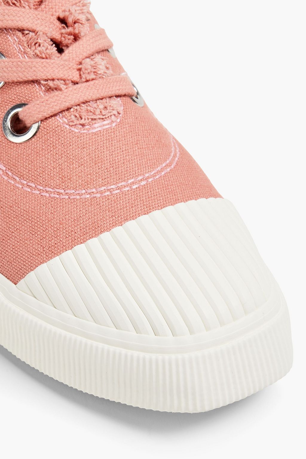 ZIMMERMANN Sneakers aus Canvas mit Fransen