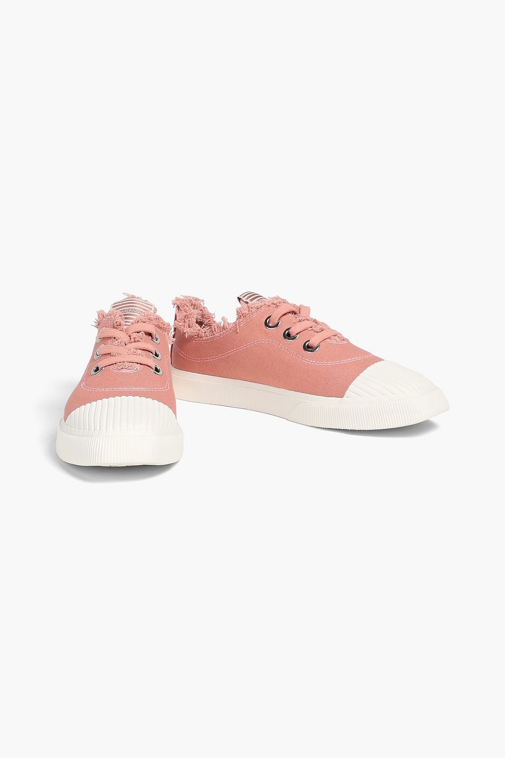 ZIMMERMANN Sneakers aus Canvas mit Fransen