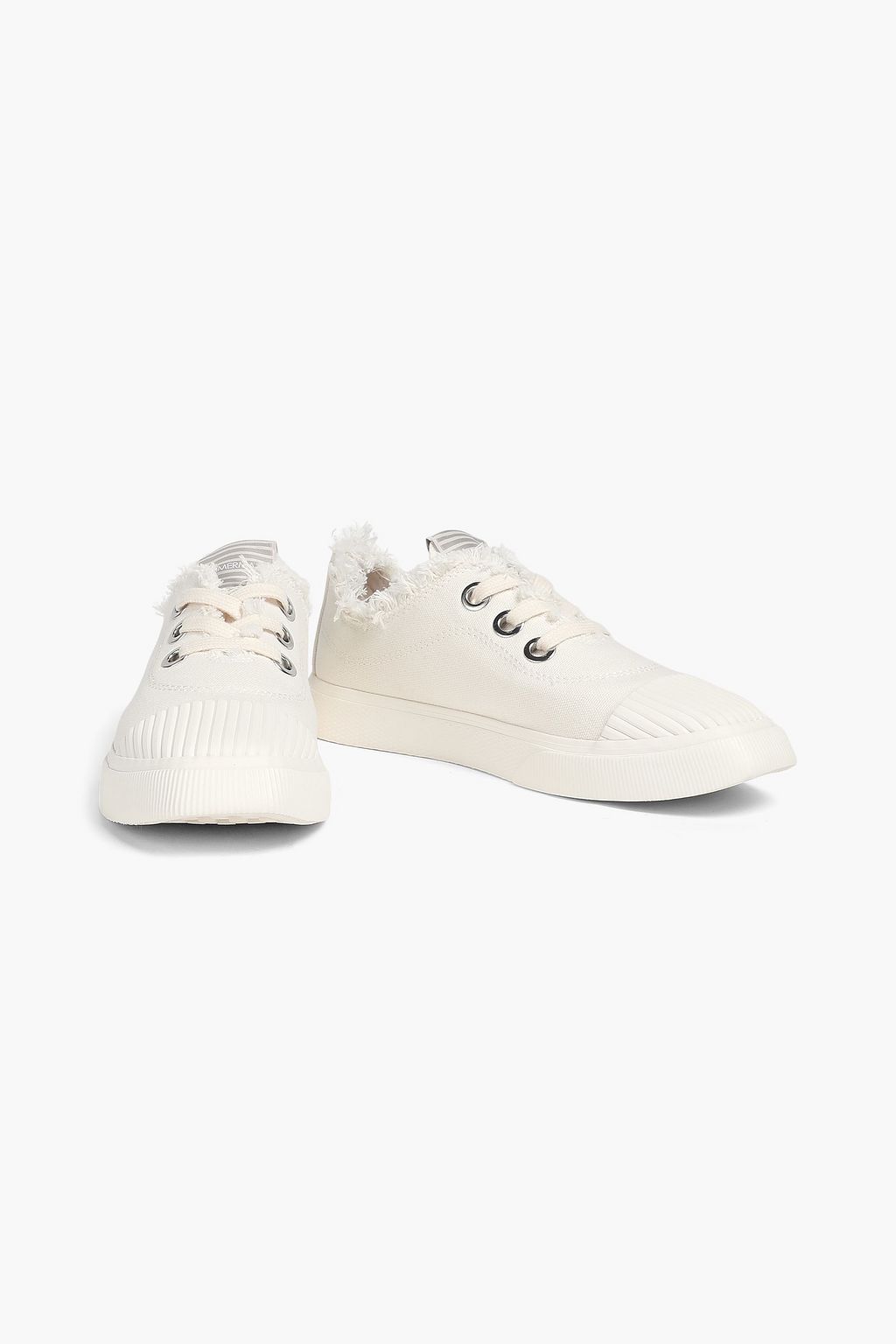 ZIMMERMANN Sneakers aus Canvas mit Fransen