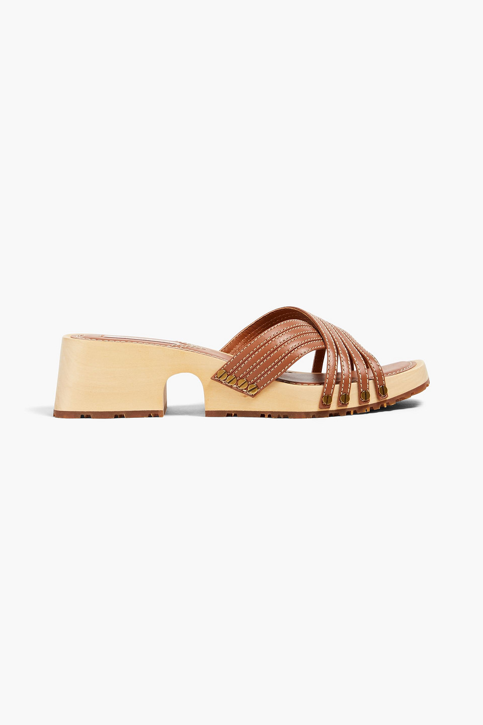 Zimmermann Leather Mules In Tan