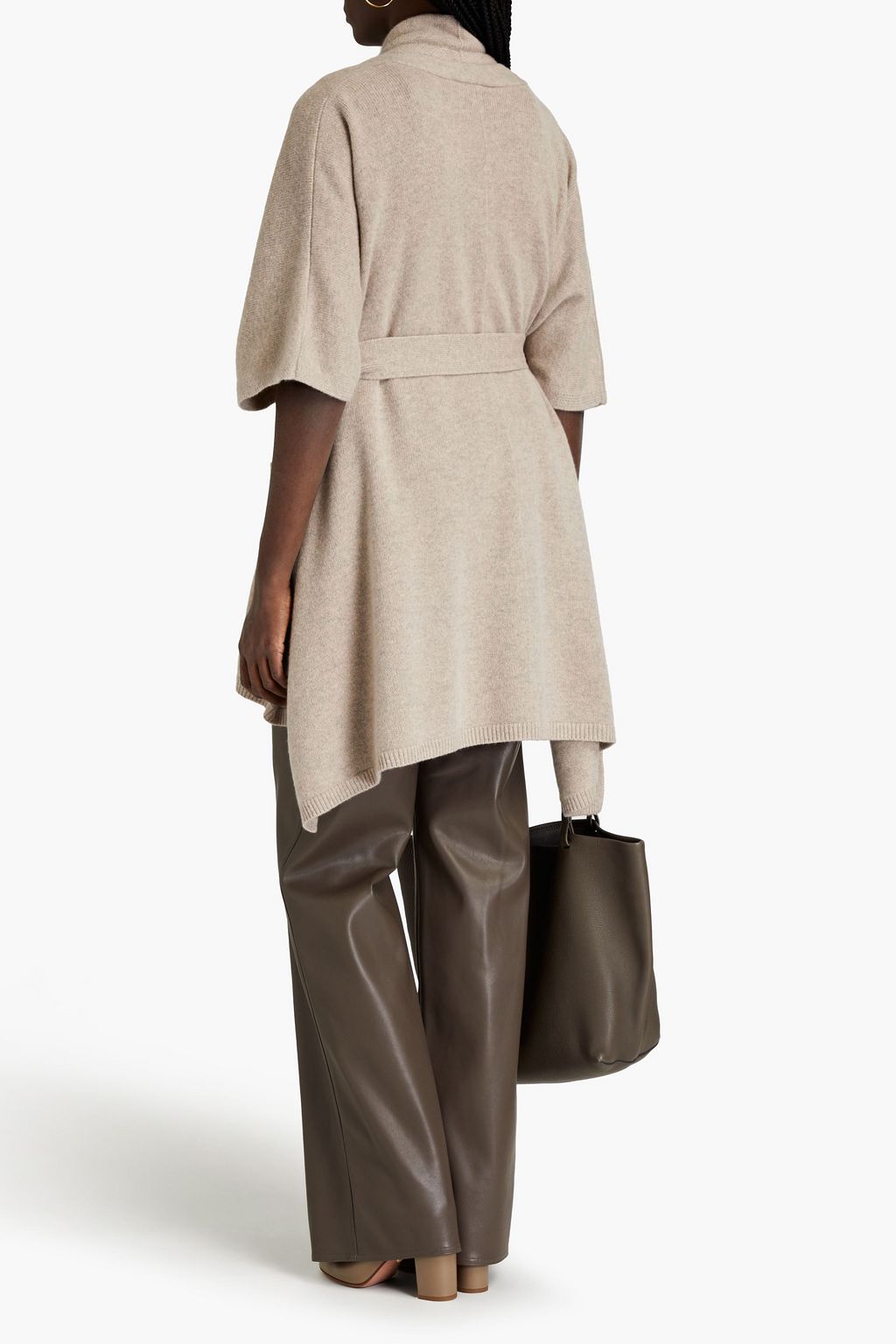 JOSEPH Mélange cashmere poncho