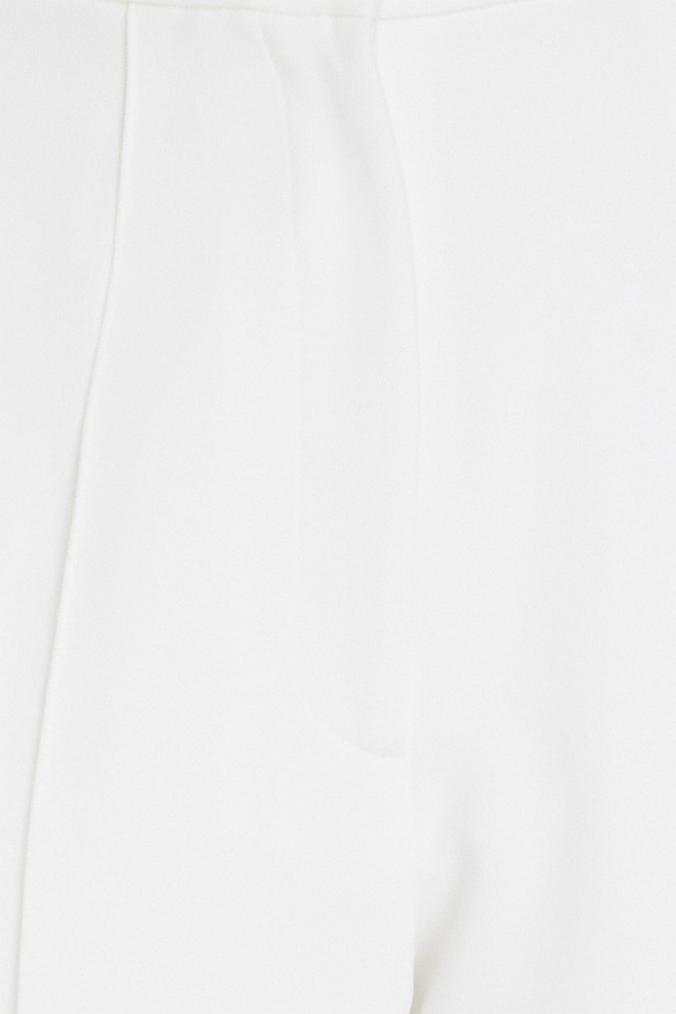 CATHERINE DEANE MILANI CROPPED STRETCH-CREPE STRAIGHT-LEG PANTS 3074457345634332647