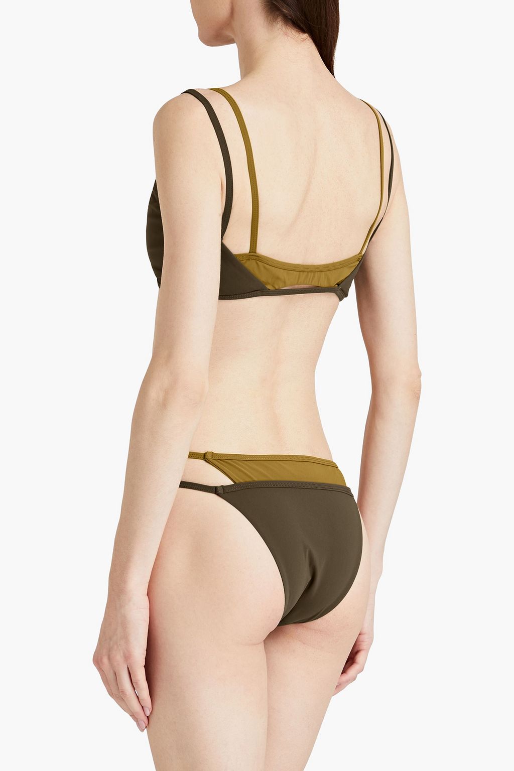 CHRISTOPHER ESBER Cutout triangle bikini top