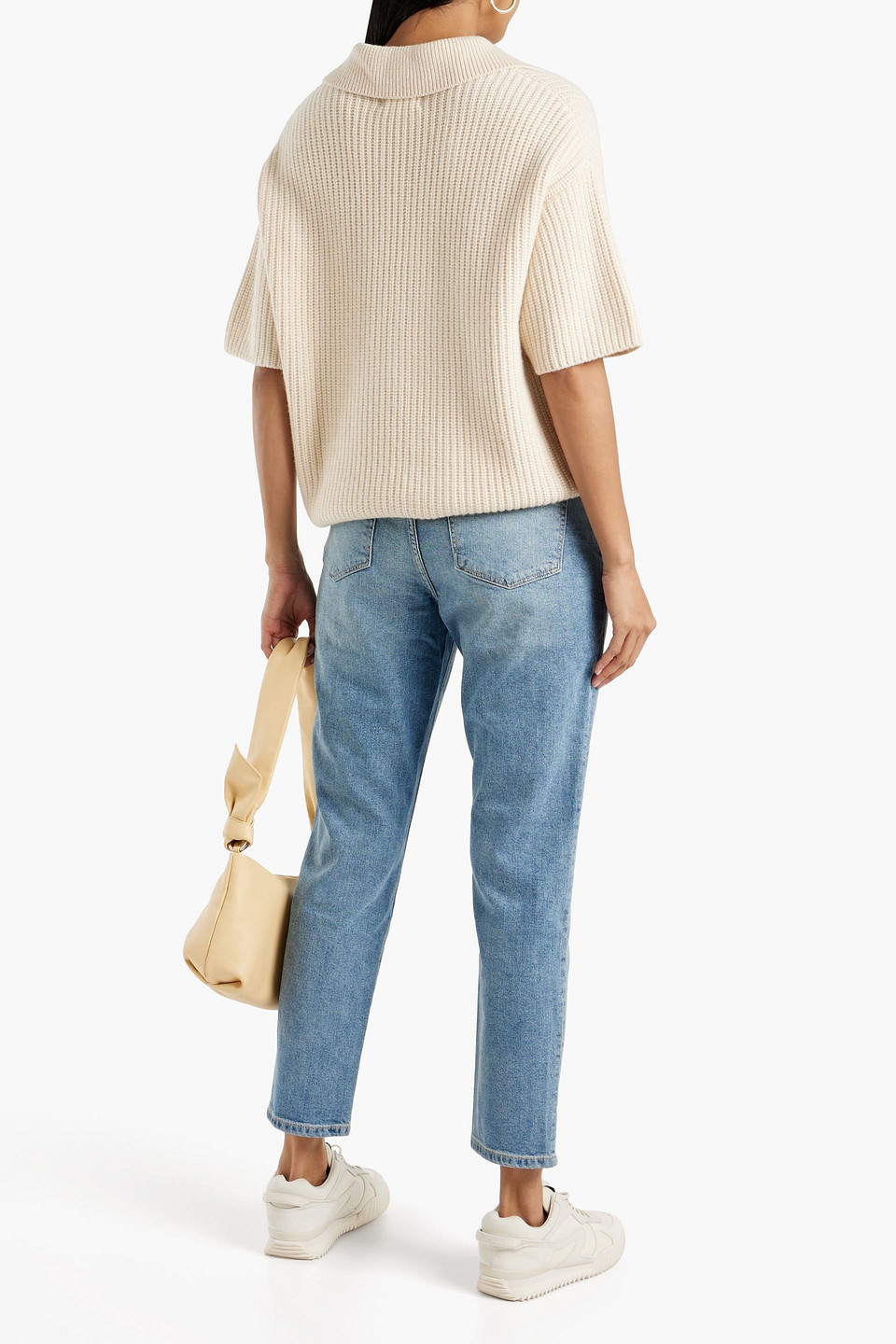 Shop Dl1961 Bella Cropped High-rise Straight-leg Jeans In Light Denim