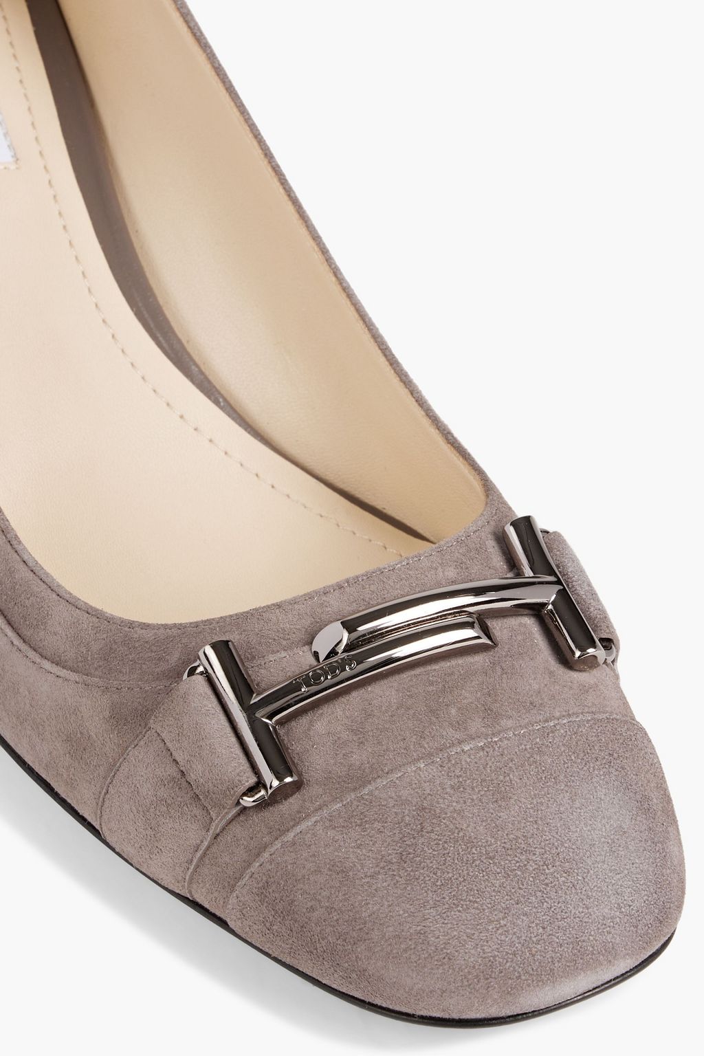 TOD'S Double T suede pumps
