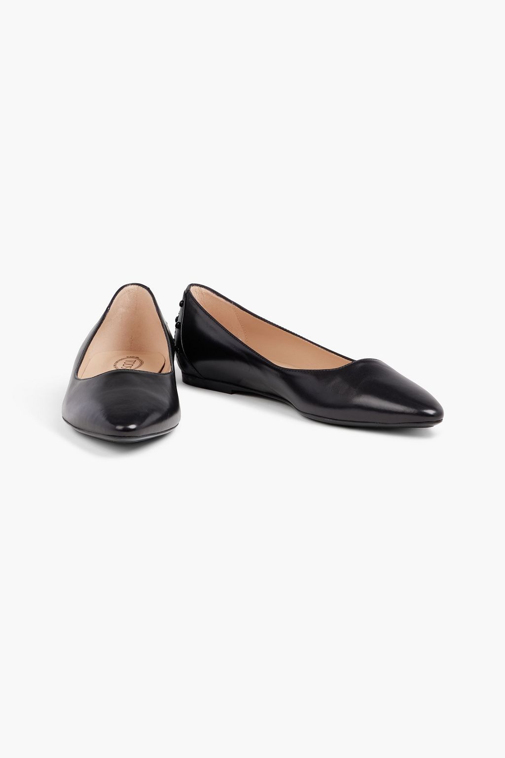 TOD'S Leather point-toe flats