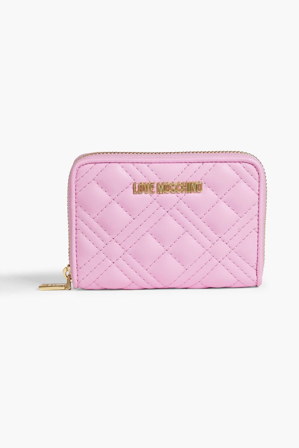 LOVE MOSCHINO Quilted faux leather wallet | THE OUTNET