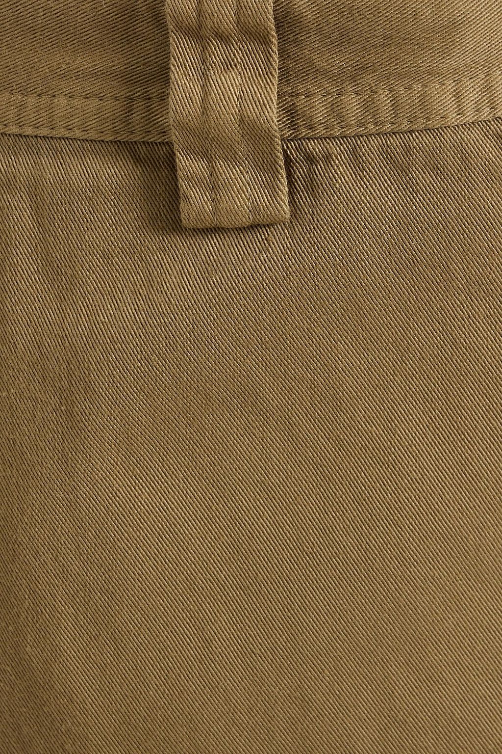 DRIES VAN NOTEN Pakora cotton-twill wide-leg pants
