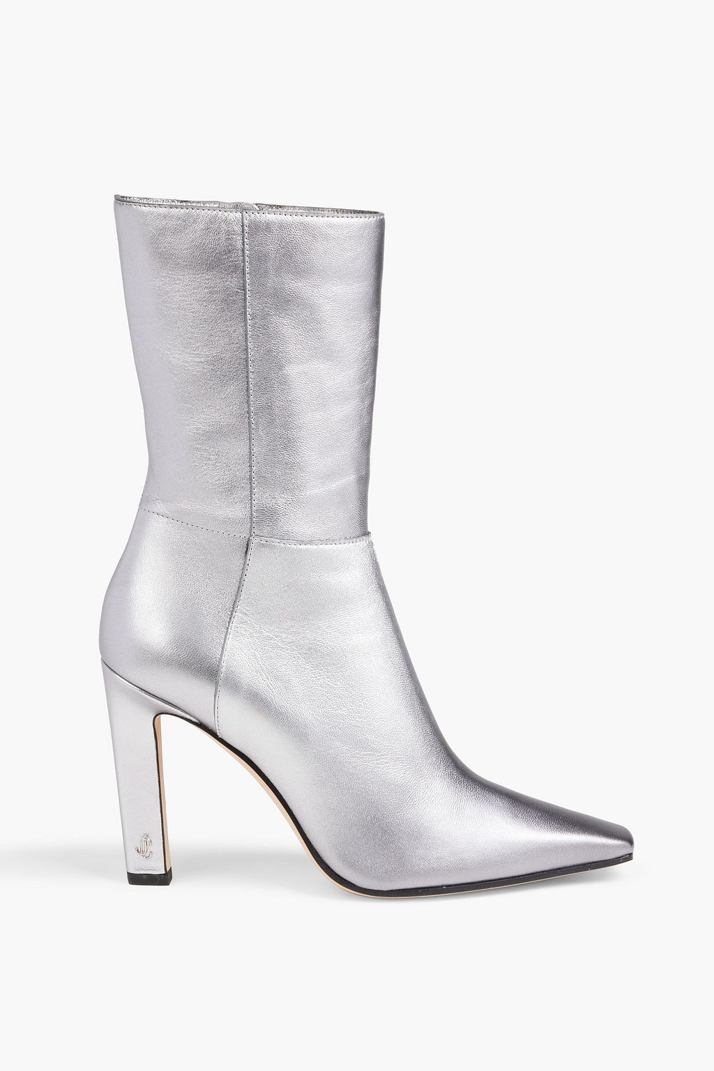 JIMMY CHOO Merle 100 metallic leather ankle boots | THE OUTNET