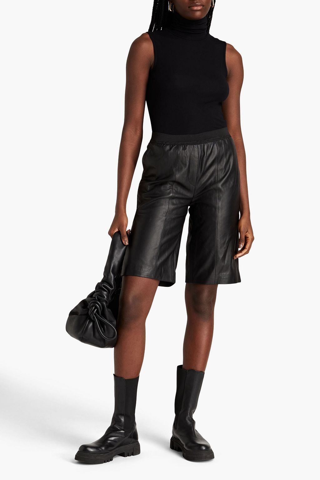 THEORY Jersey turtleneck top