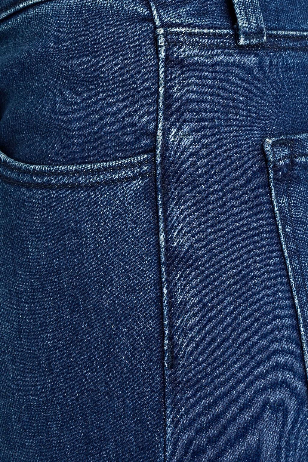 J BRAND Faded high-rise skinny jeans