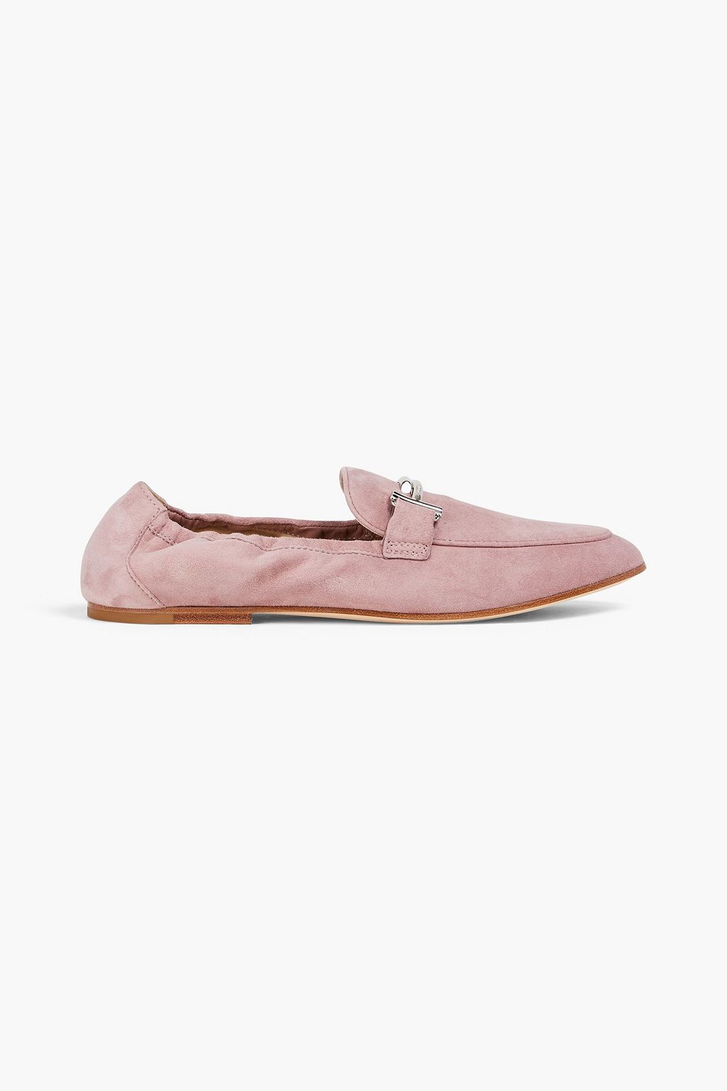 TOD'S Double T suede loafers | THE OUTNET