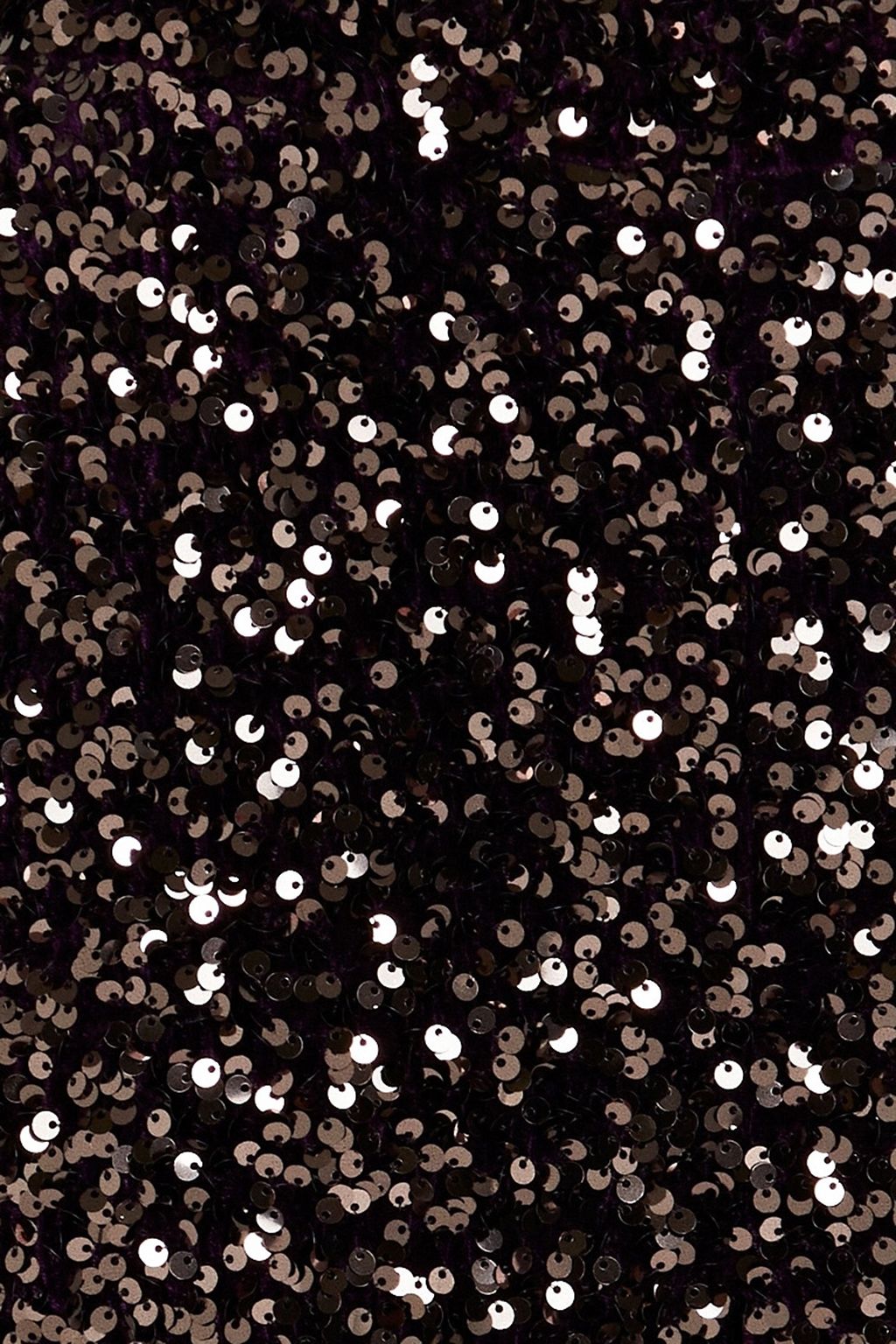 BADGLEY MISCHKA Sequined velvet wide-leg pants