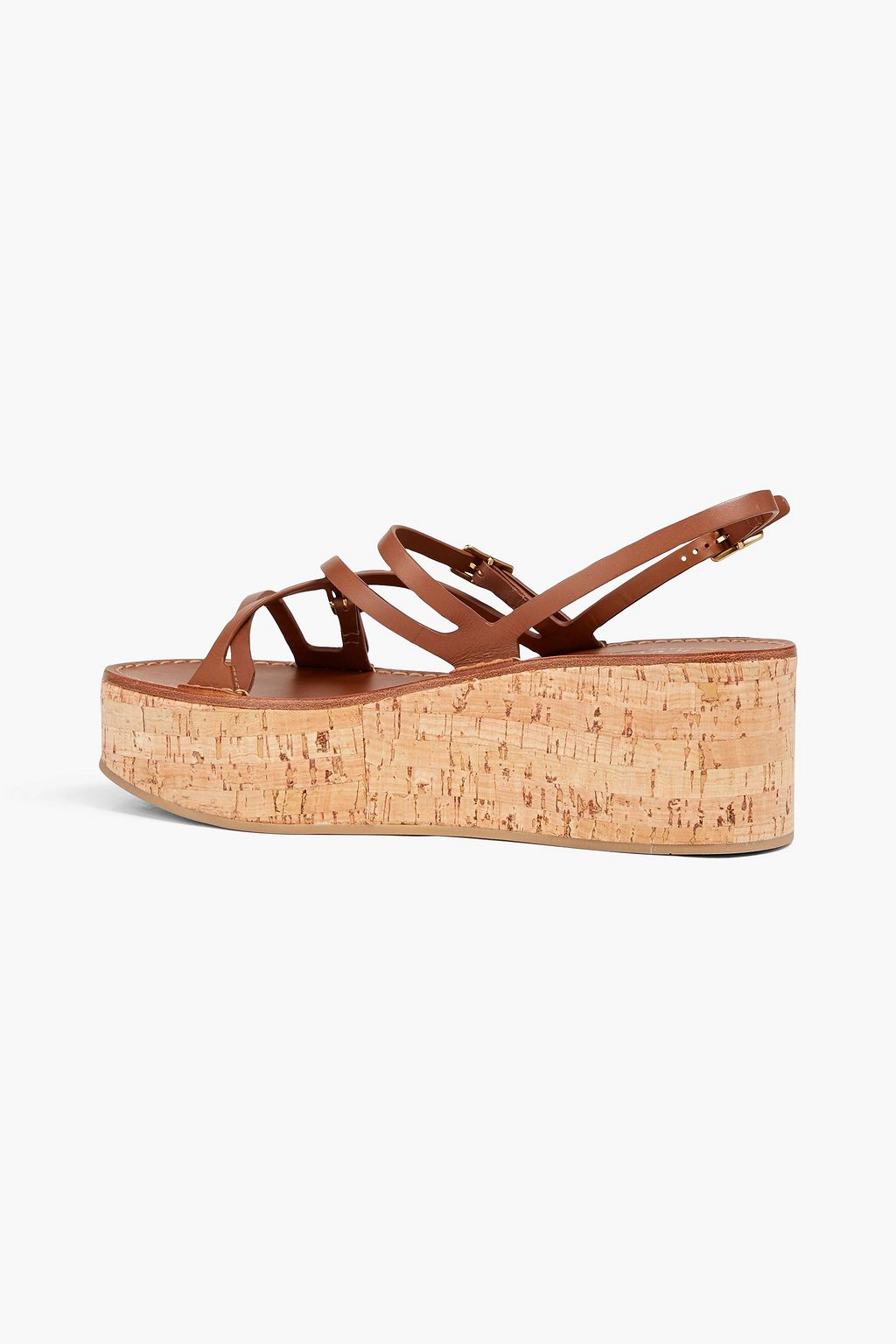 TOD'S صندل من الجلد بنعل سميك مزود بإبزيم