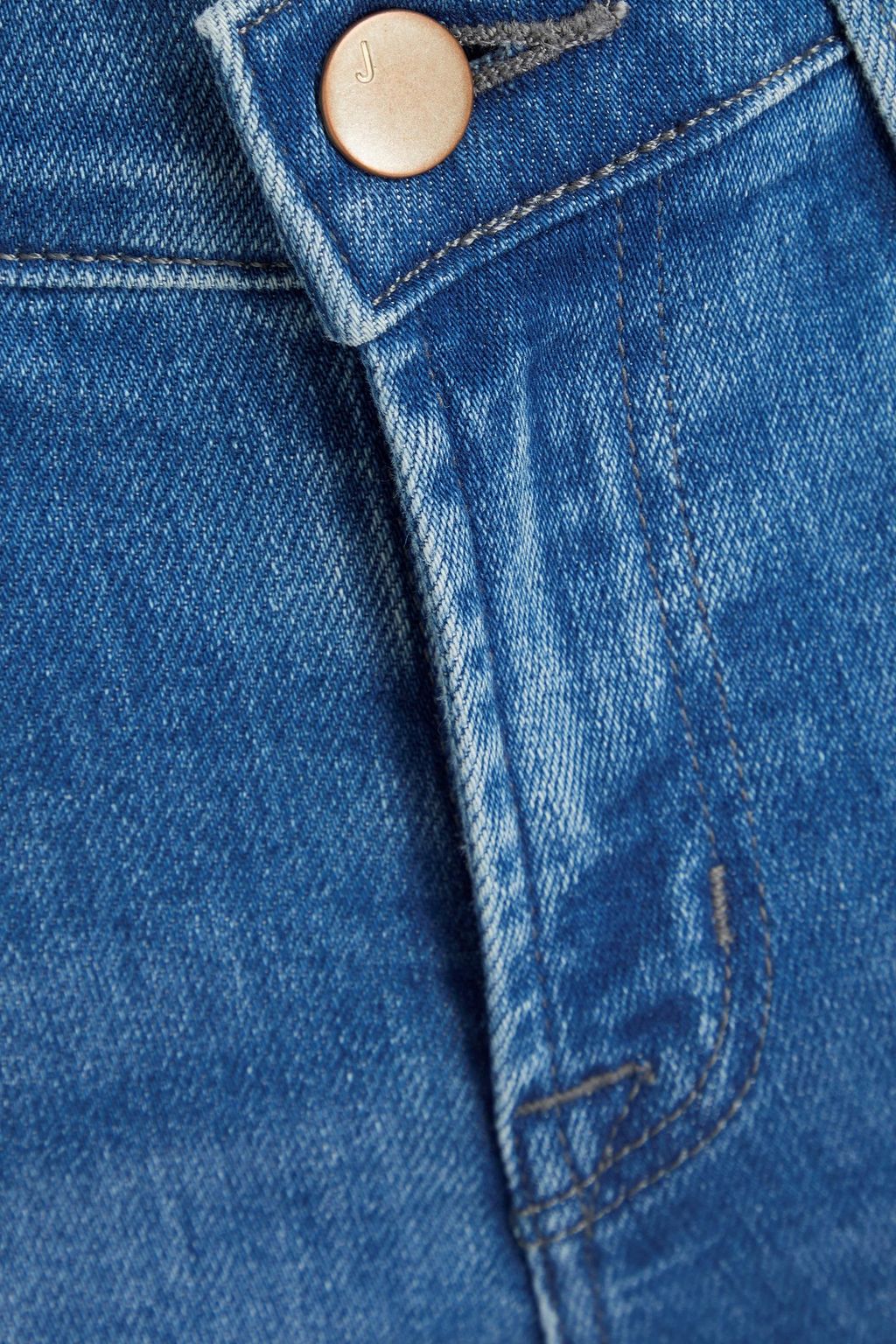 J BRAND Faded mid-rise kick-flare jeans