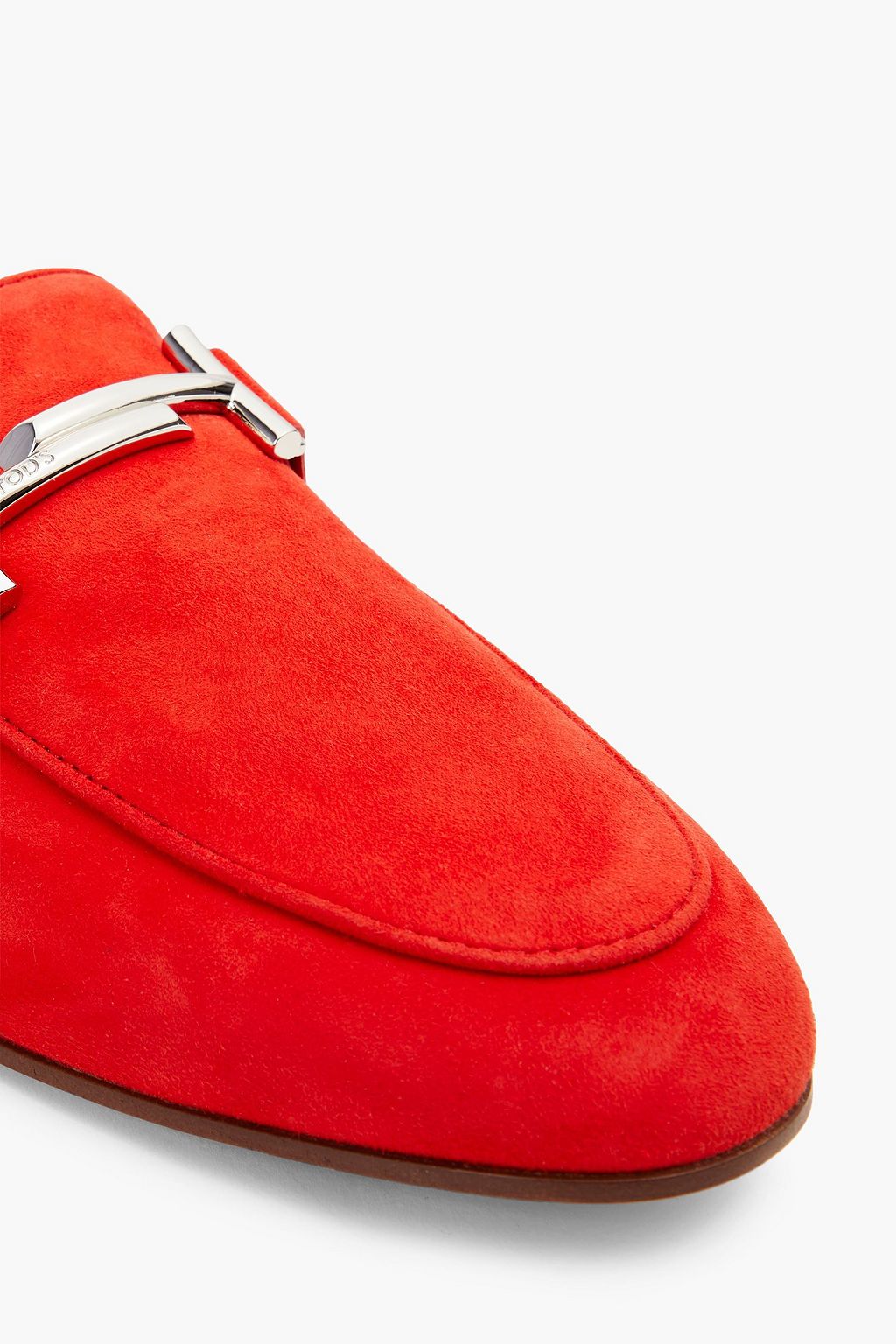 TOD'S Double T suede loafers