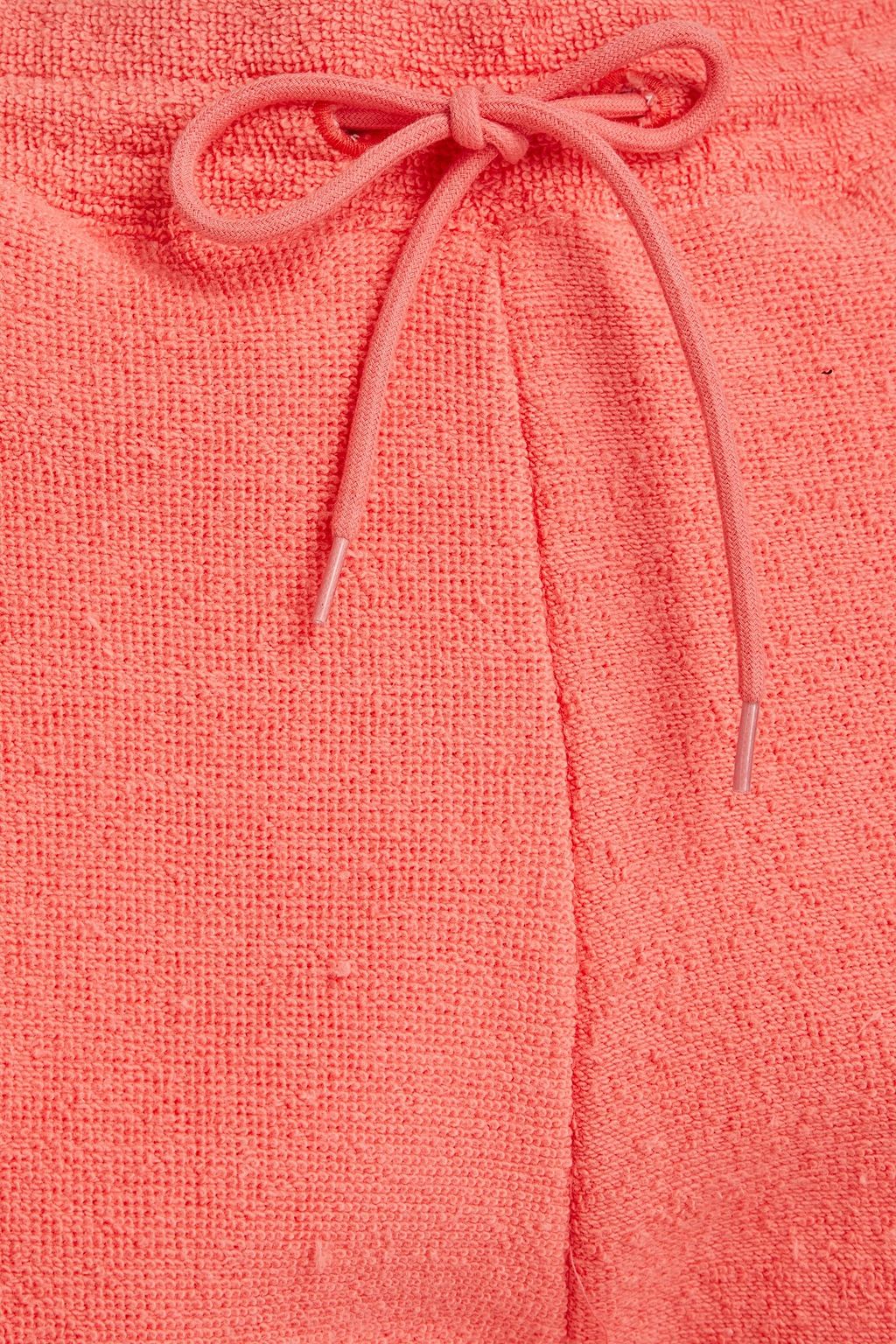 ÊTRE CÉCILE Cotton-blend terry track pants