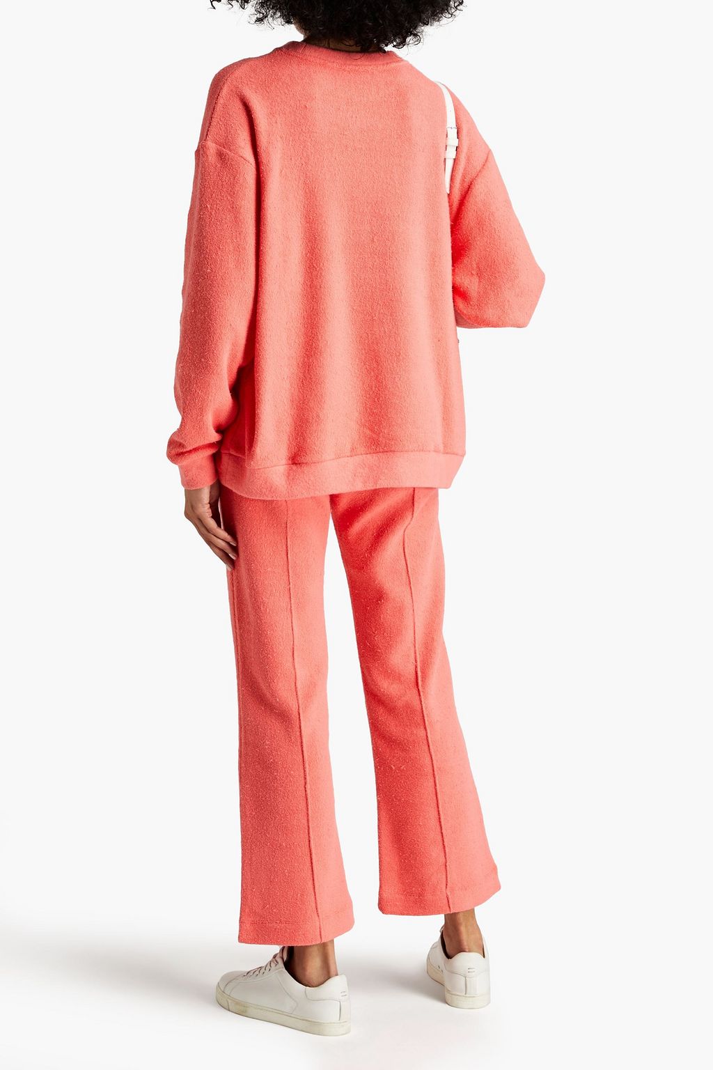 ÊTRE CÉCILE Cotton-blend terry track pants