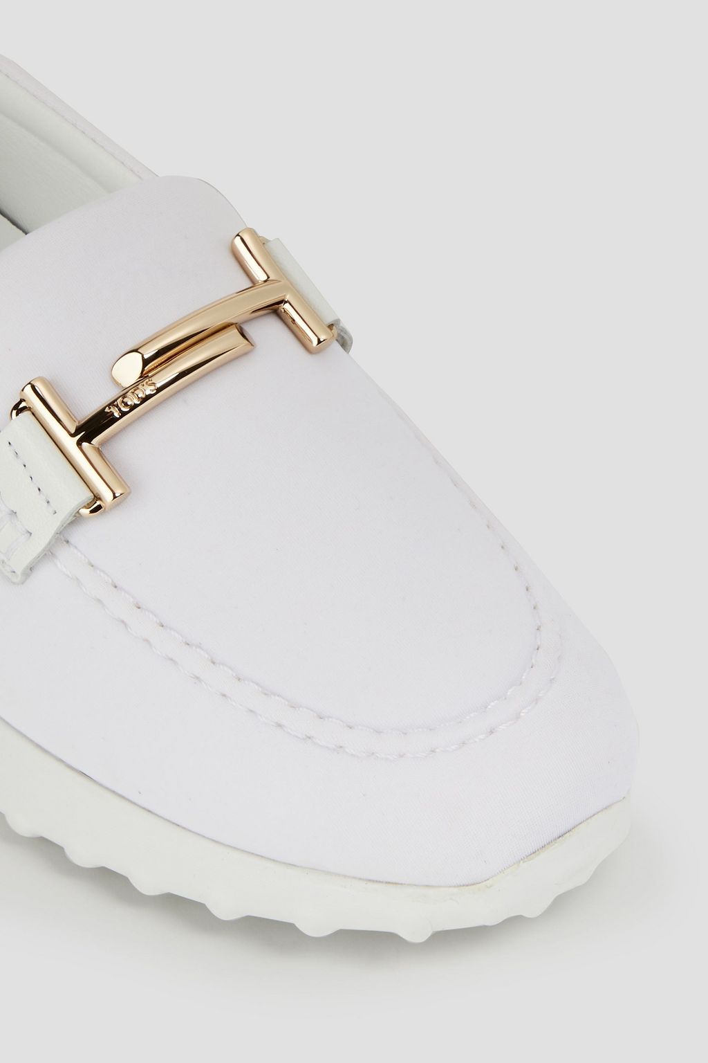 TOD'S + Alber Elbaz Double T neoprene platform loafers