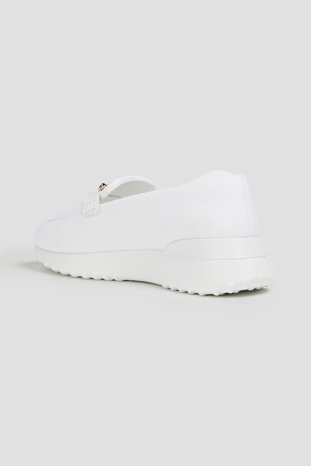 TOD'S + Alber Elbaz Double T neoprene platform loafers