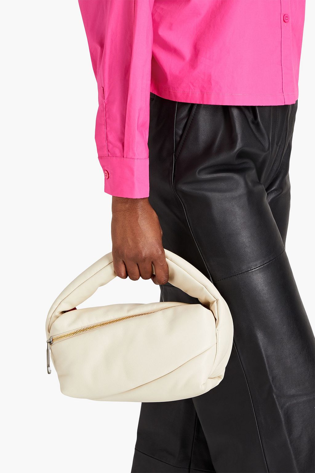 OFF-WHITE™ Pump 24 padded leather tote