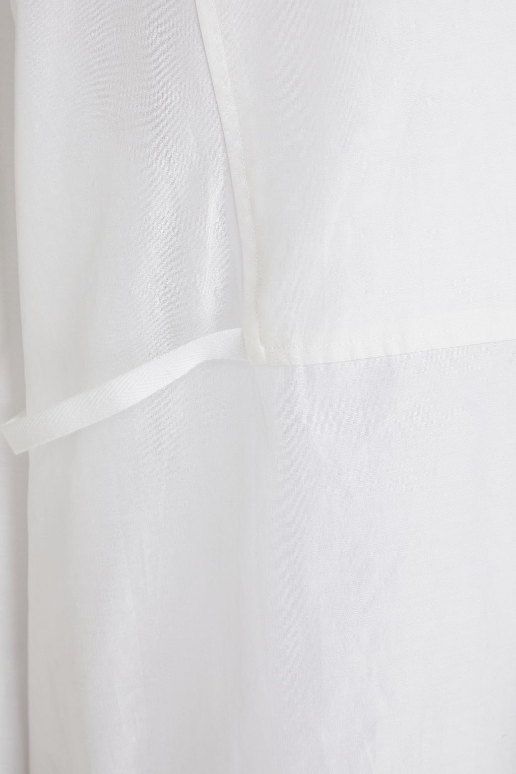 TOTEME Oversized cotton and silk-blend voile tunic