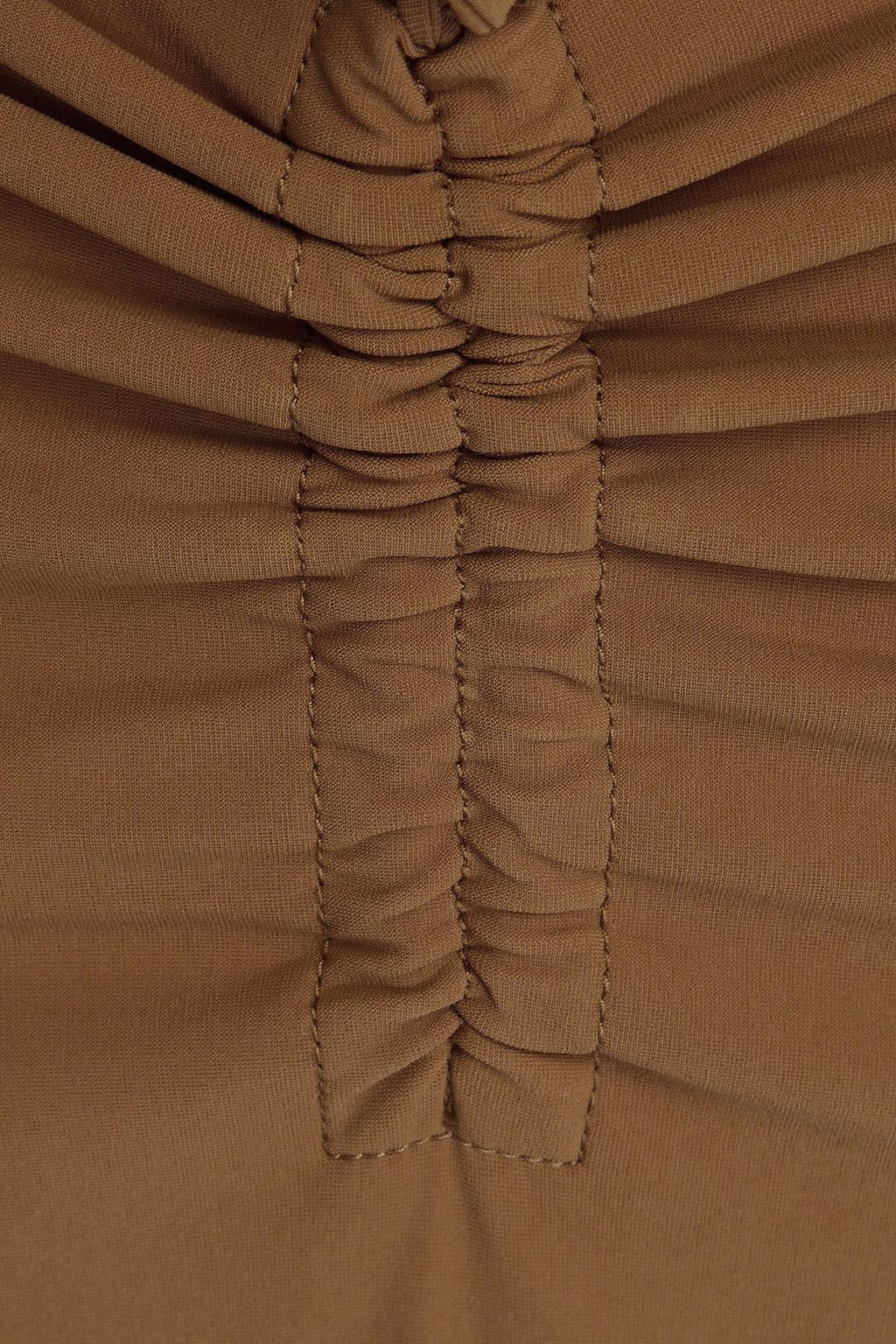 CHRISTOPHER ESBER Ruched high-rise bikini briefs