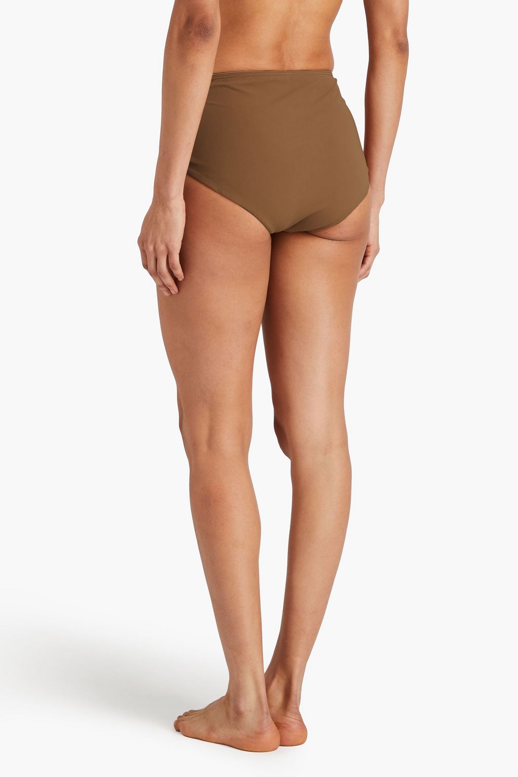 CHRISTOPHER ESBER Ruched high-rise bikini briefs