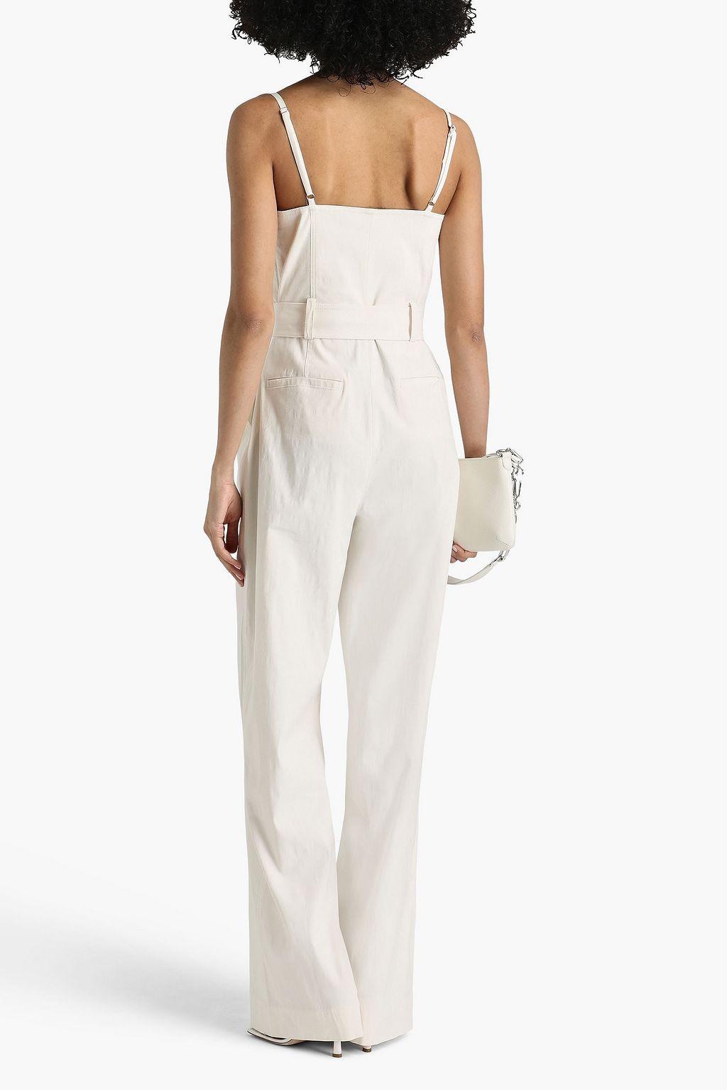A.L.C. Mila belted linen-blend jumpsuit