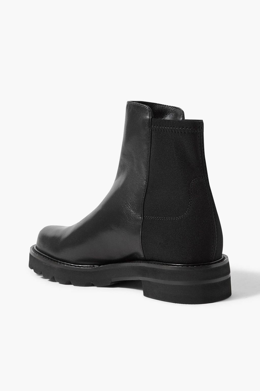 STUART WEITZMAN 마이크로스트레치 & 가죽 앵클 부츠