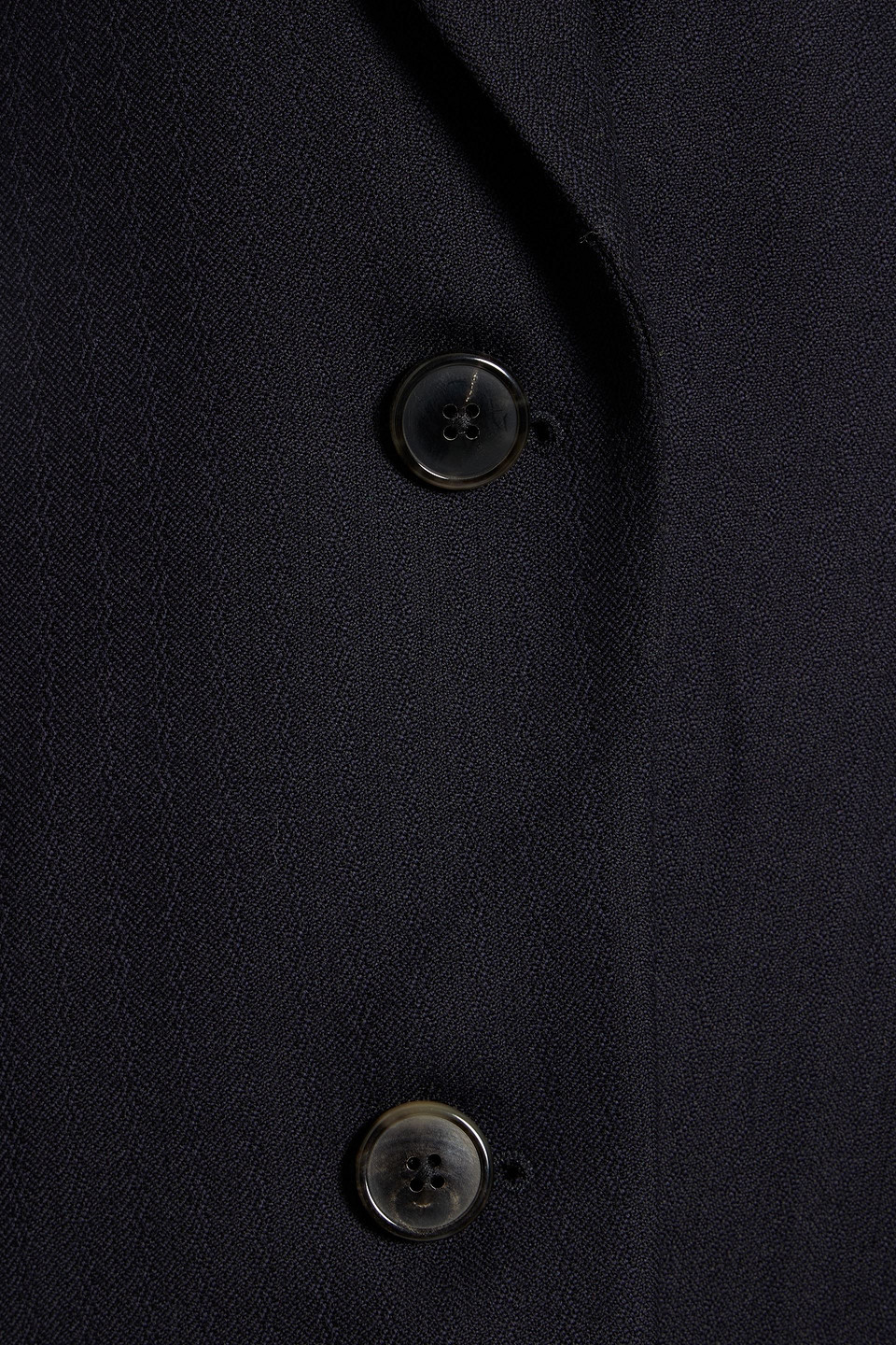 Oversized Wool-blend Jacquard Blazer In Navy