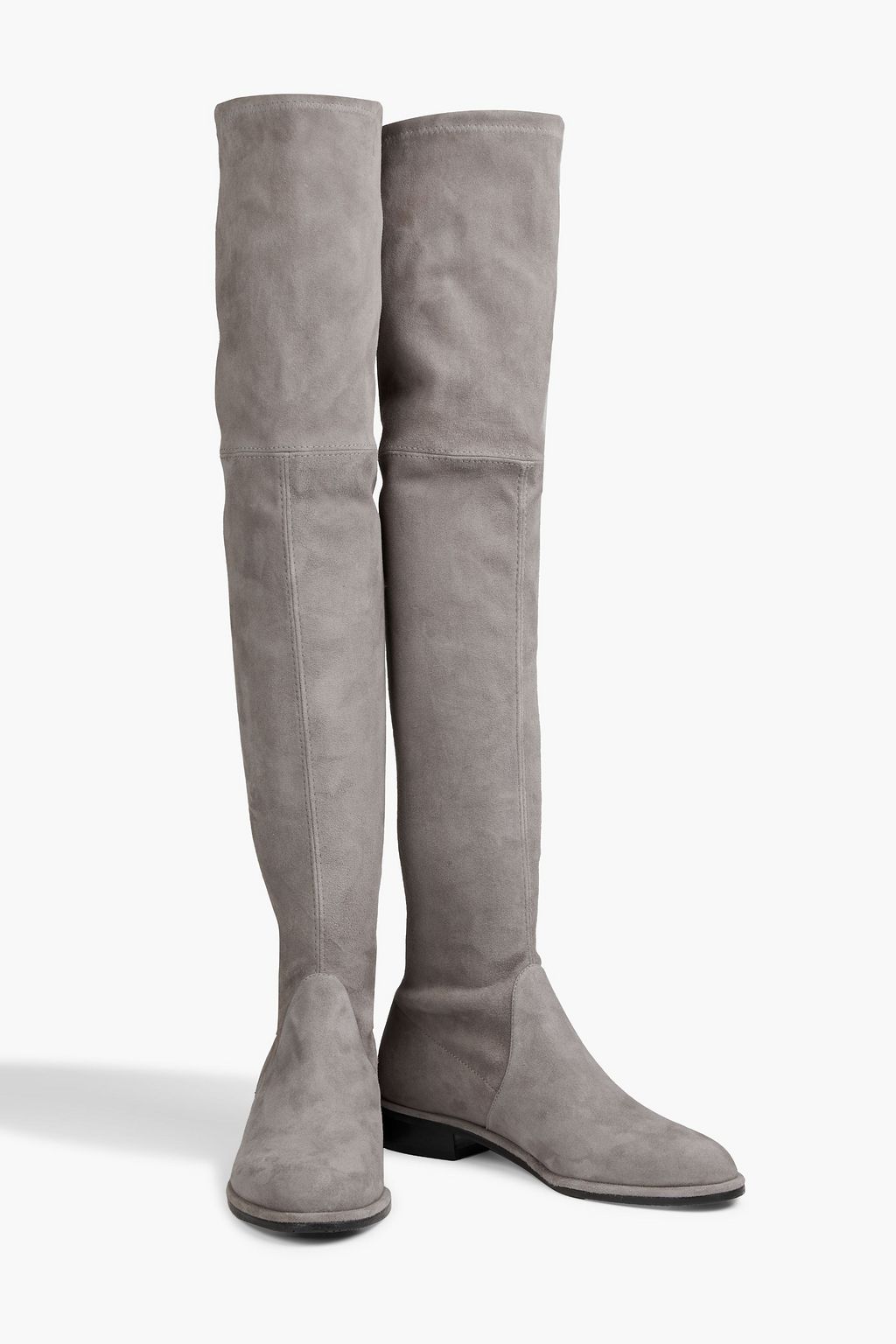 STUART WEITZMAN Overknees aus Stretch-Veloursleder