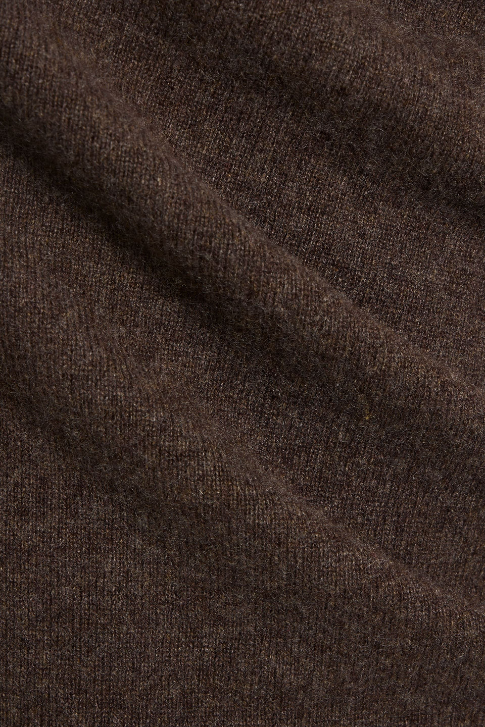 Shop Dries Van Noten One-shoulder Ruched Cashmere Sweater In Chocolate