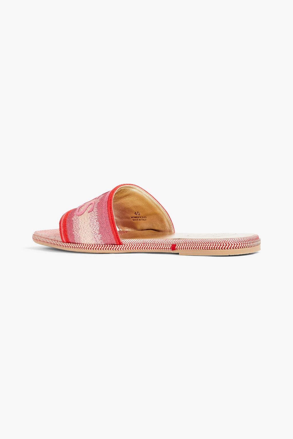 ROGER VIVIER Jacquard slides