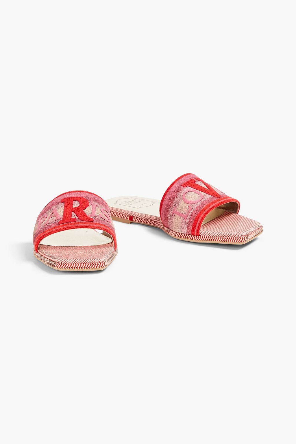 ROGER VIVIER Jacquard slides