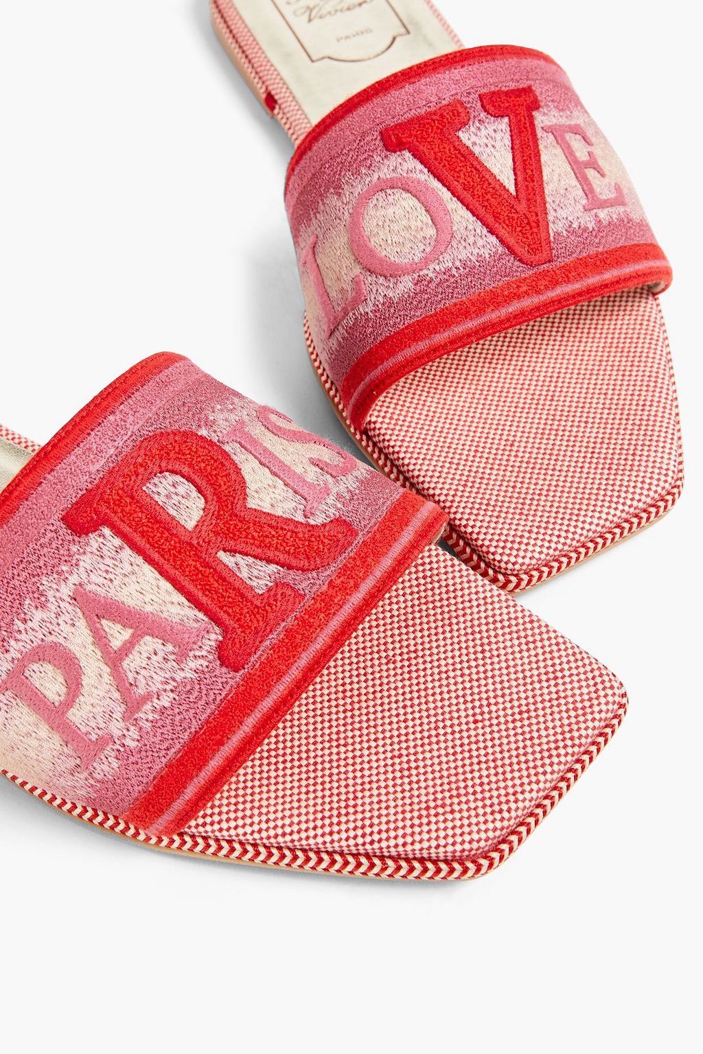 ROGER VIVIER Jacquard slides
