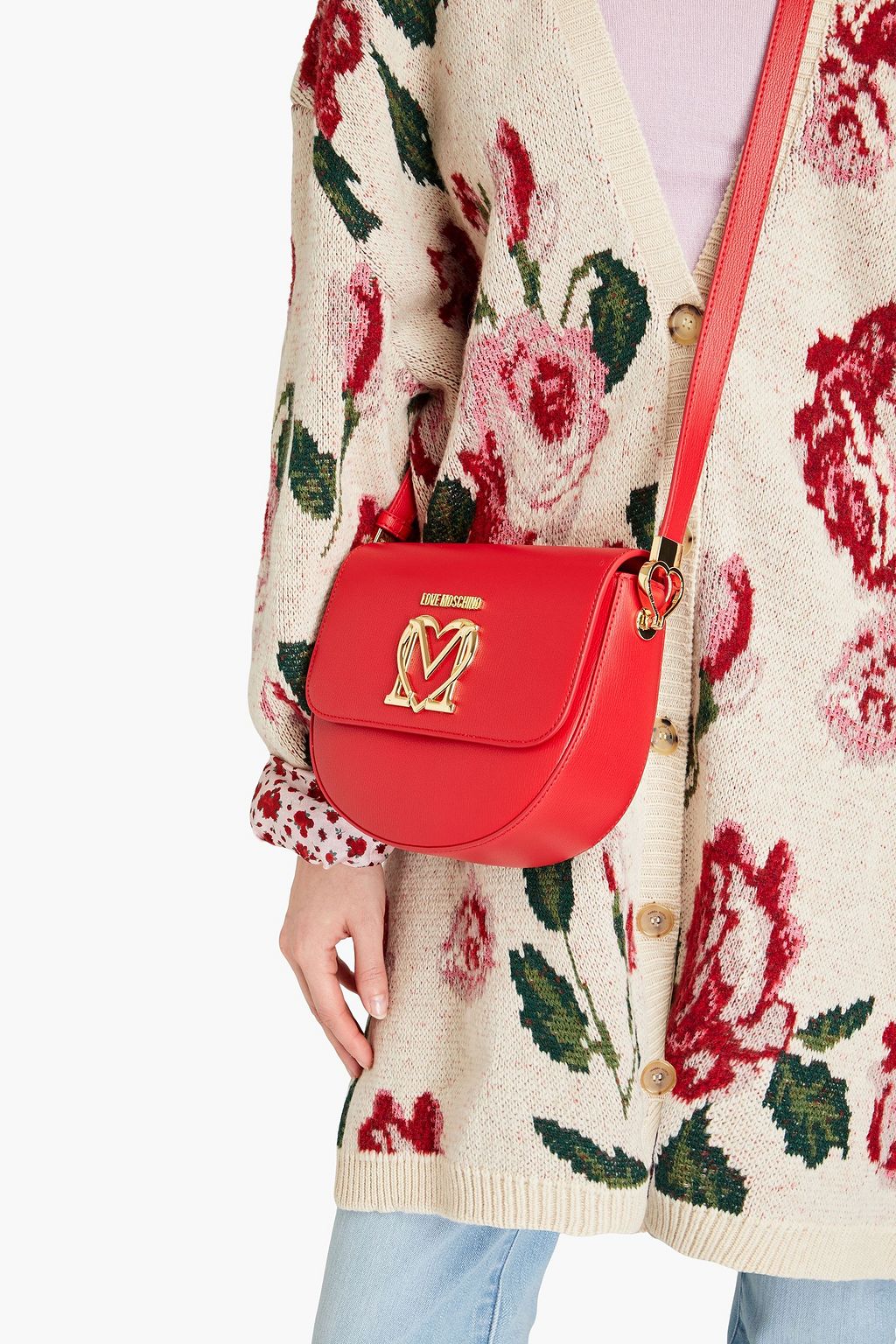 LOVE MOSCHINO Faux leather shoulder bag