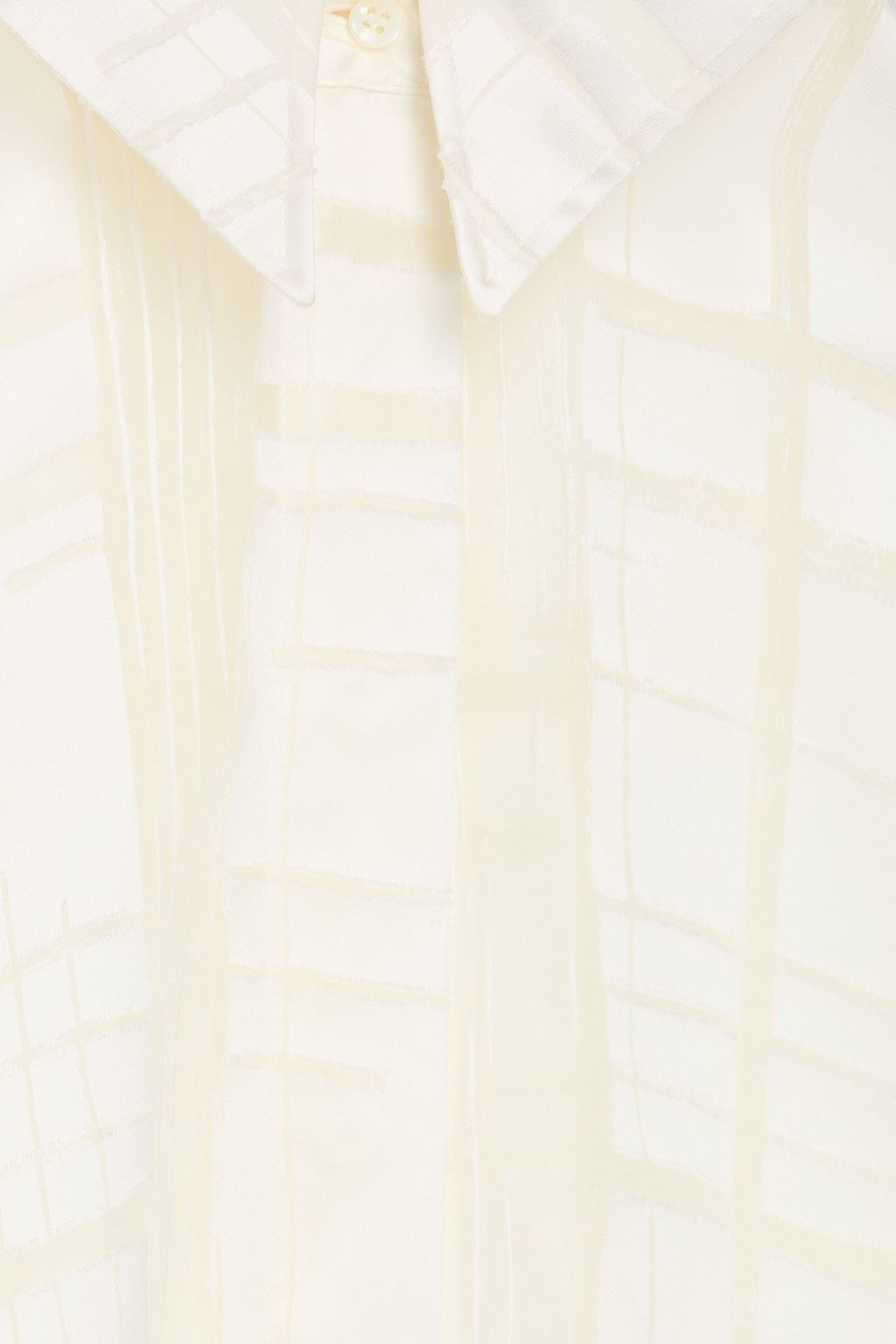 BRUNELLO CUCINELLI Burnout satin shirt