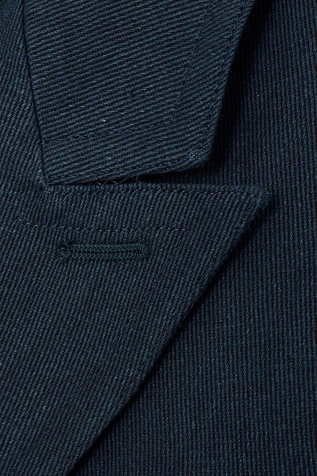 MAX MARA Filante double-breasted linen and cotton-blend twill blazer