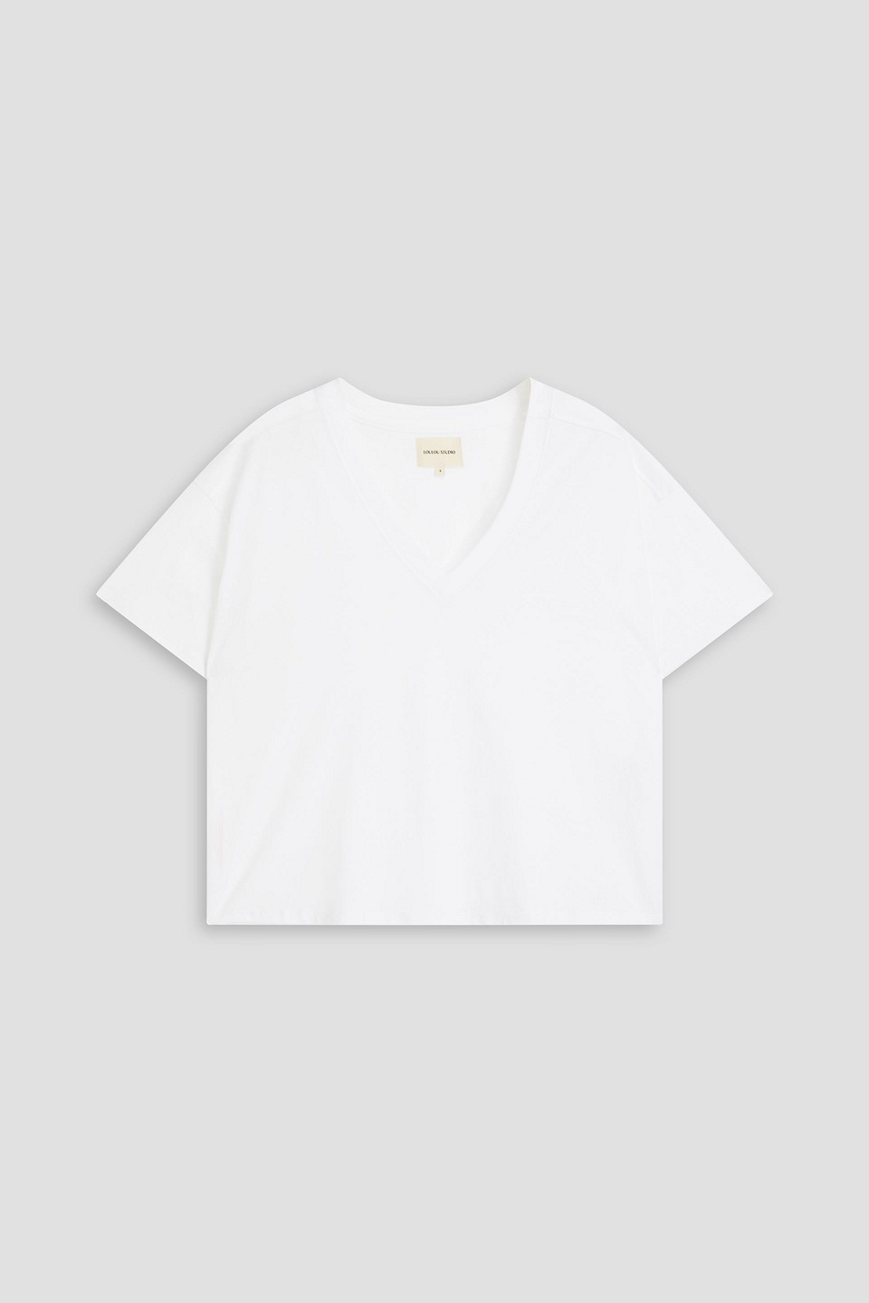 Loulou Studio Pima Cotton-jersey T-shirt In White
