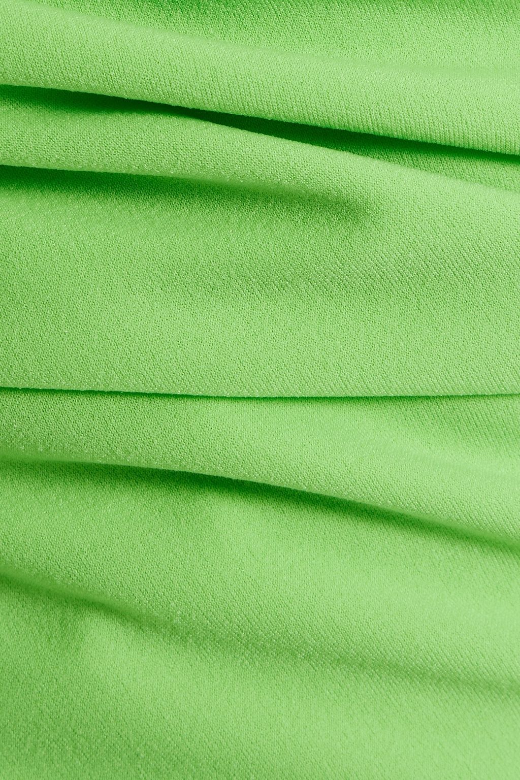 HELMUT LANG Off-the-shoulder convertible stretch-crepe top