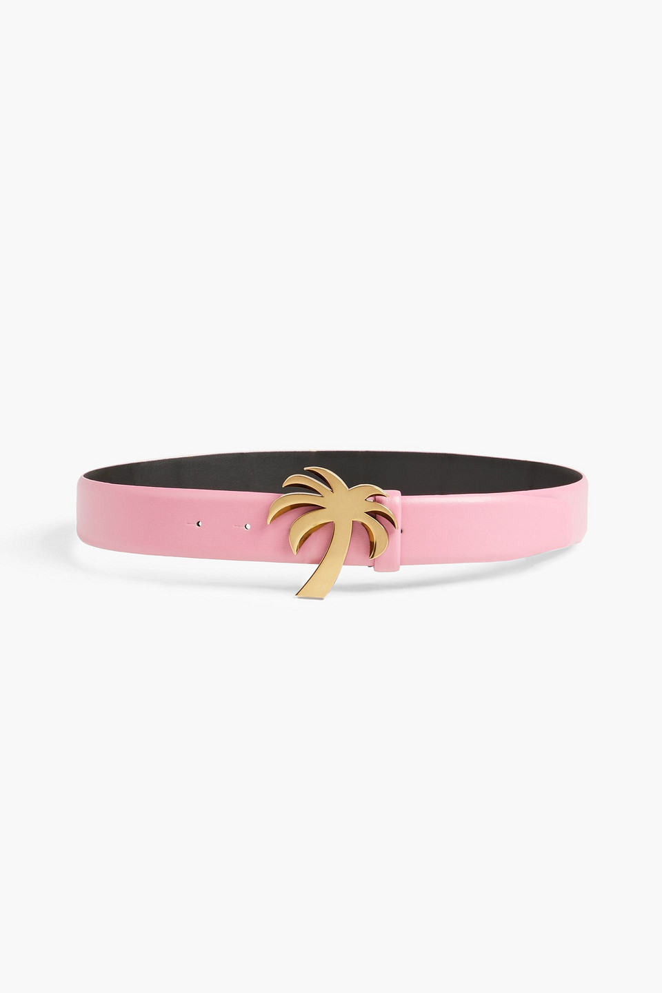 Palm Angels Leather Belt In Bubblegum
