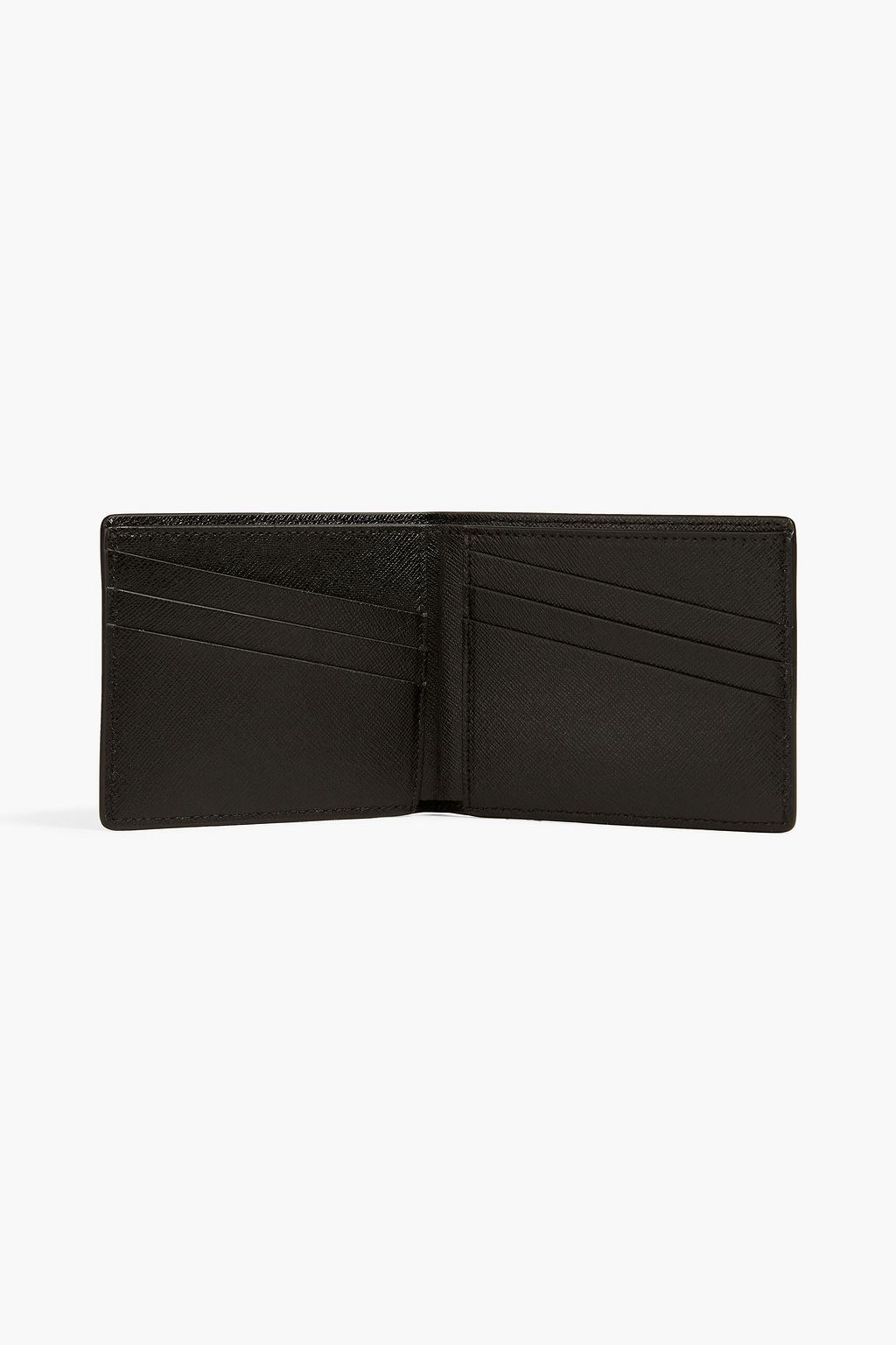 OFF-WHITE™ Striped textured-leather wallet