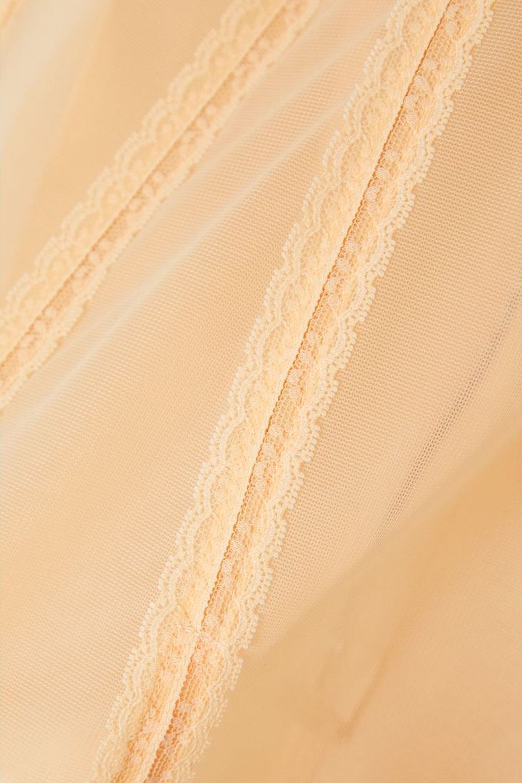 DOLCE&GABBANA Lace-trimmed stretch-tulle bodysuit