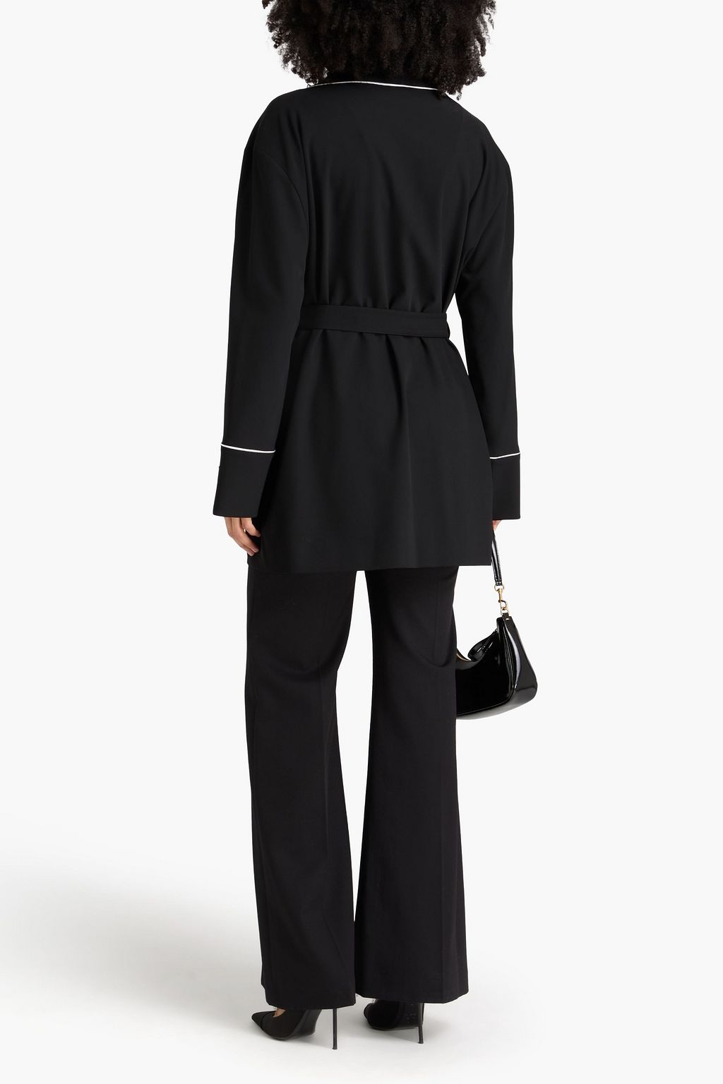 DOLCE&GABBANA Wool-blend crepe blazer