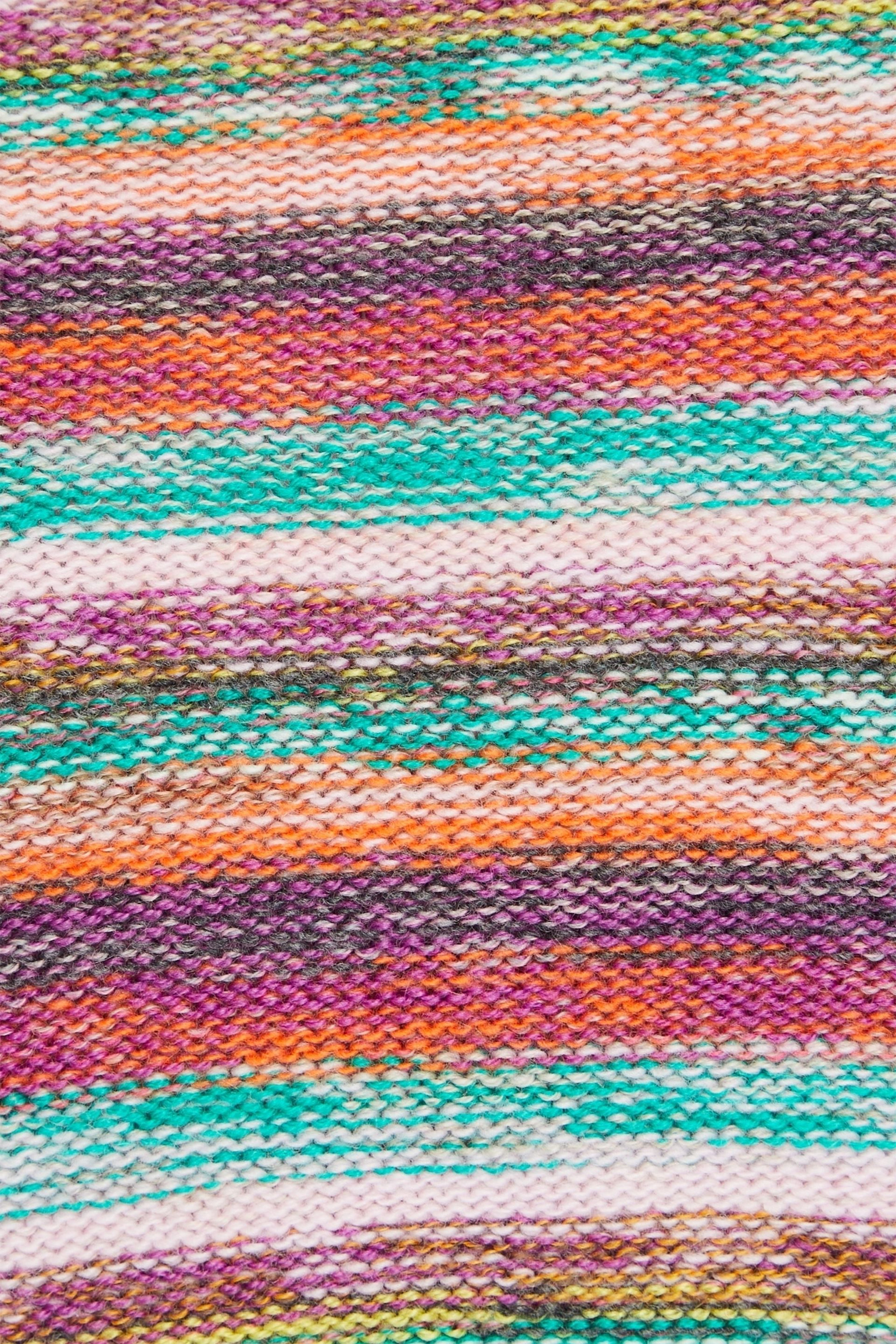 Chloé Cropped striped wool and cashmere-blend sweater