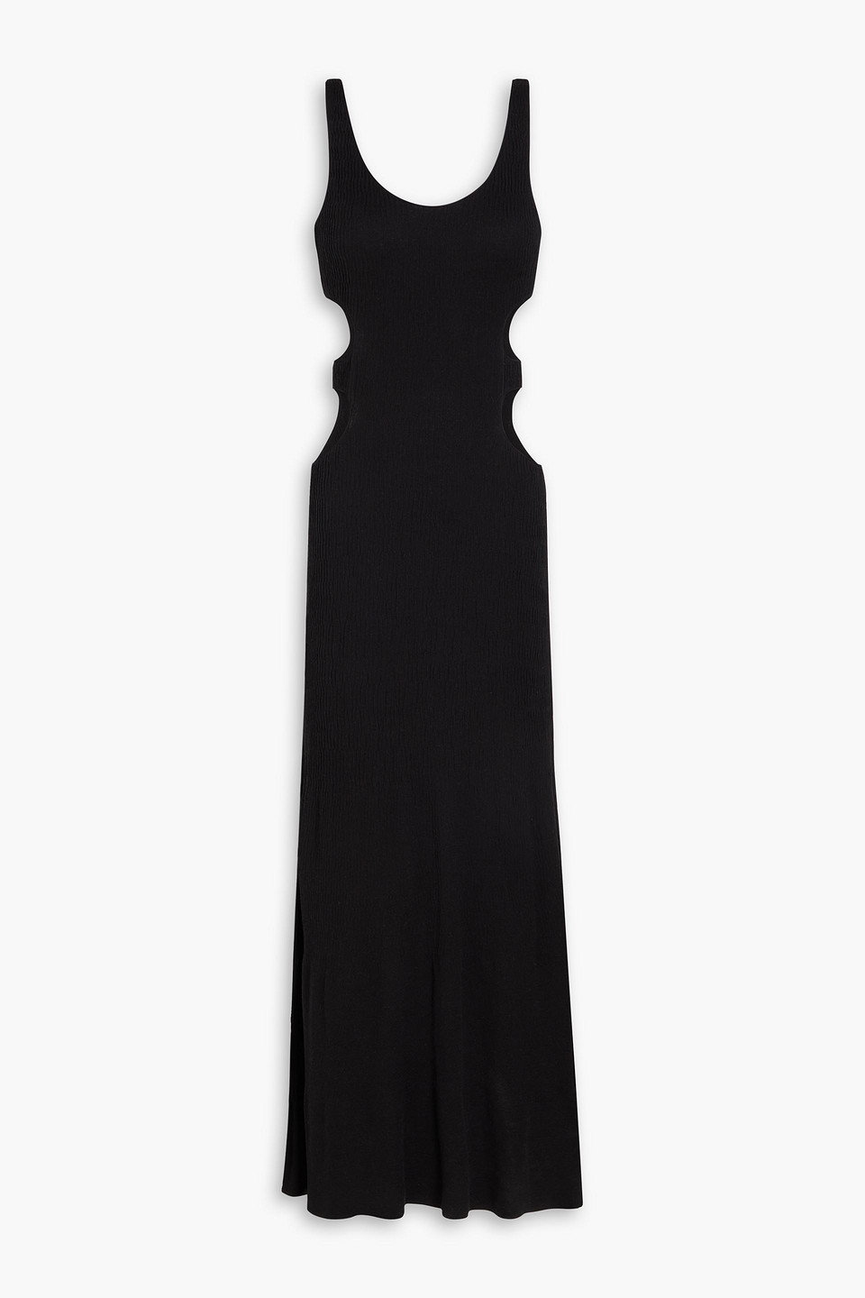 Chloé Cutout crinkled silk-blend maxi dress