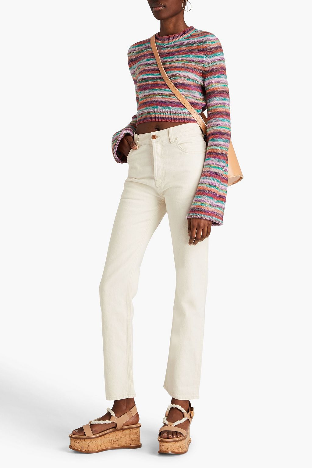 CHLOÉ High-rise straight-leg jeans