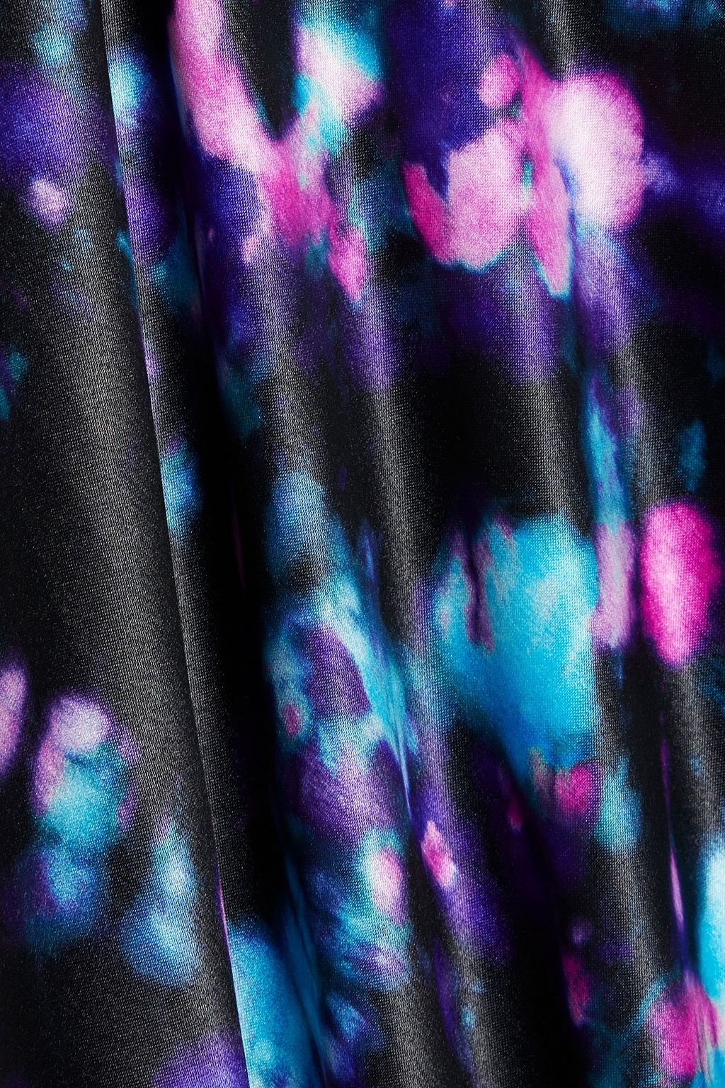 OLIVIA RUBIN Lia printed satin midi slip dress