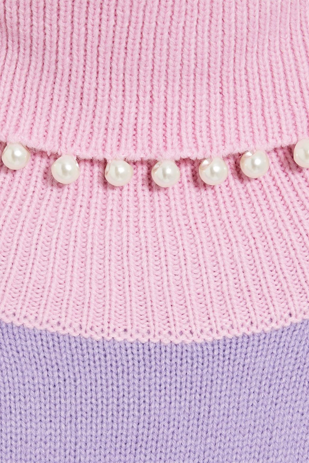 OLIVIA RUBIN ニット タートルネックセーター カラーブロック